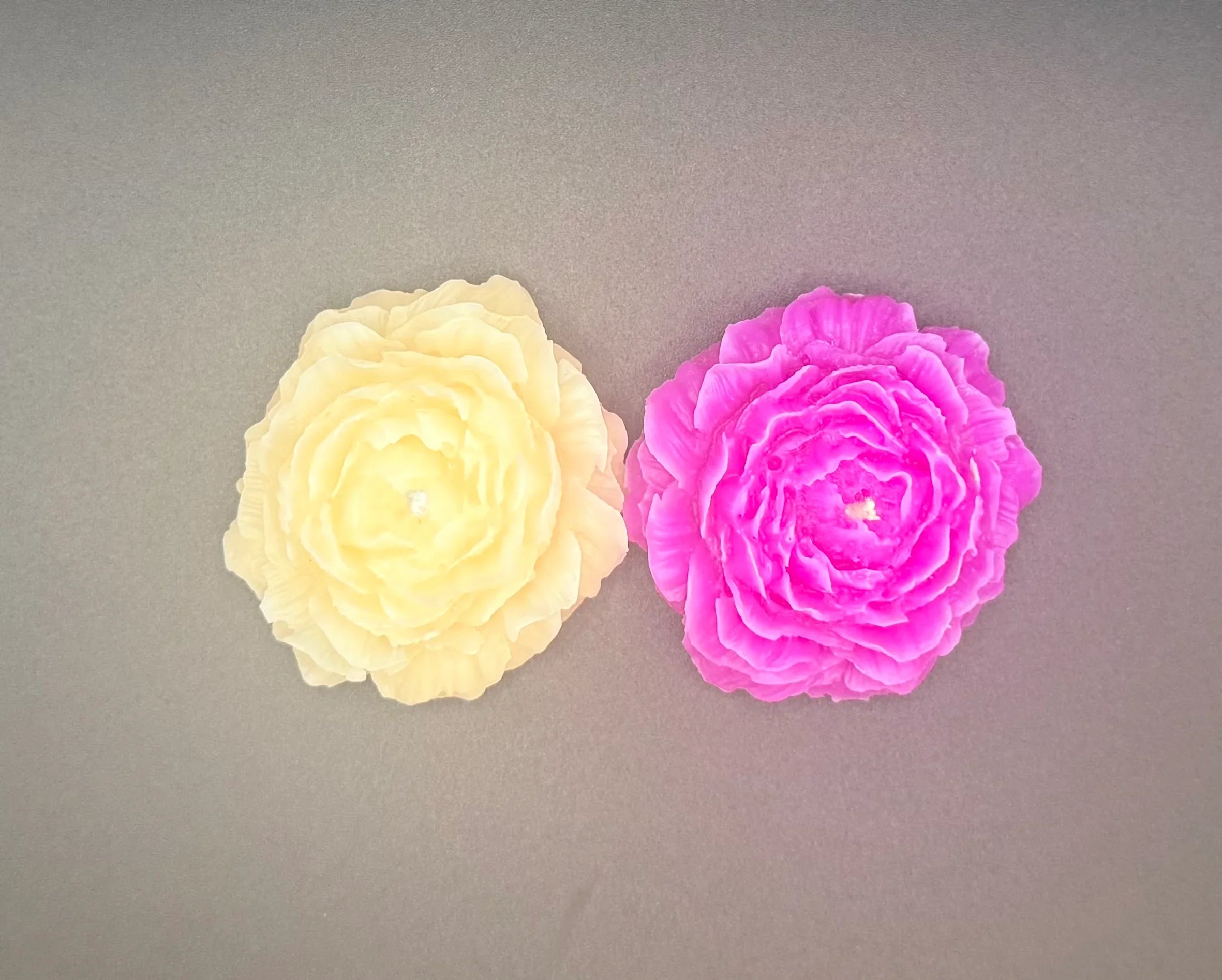 Handcrafted Peony Flower Candle Artisanal Home Decor Gift Ideal For Living Room Ambience