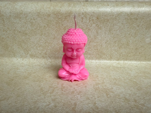 Blessed Buddha Prayer or Meditation Molded Candle for Serenity Home Decor Spiritual Gift