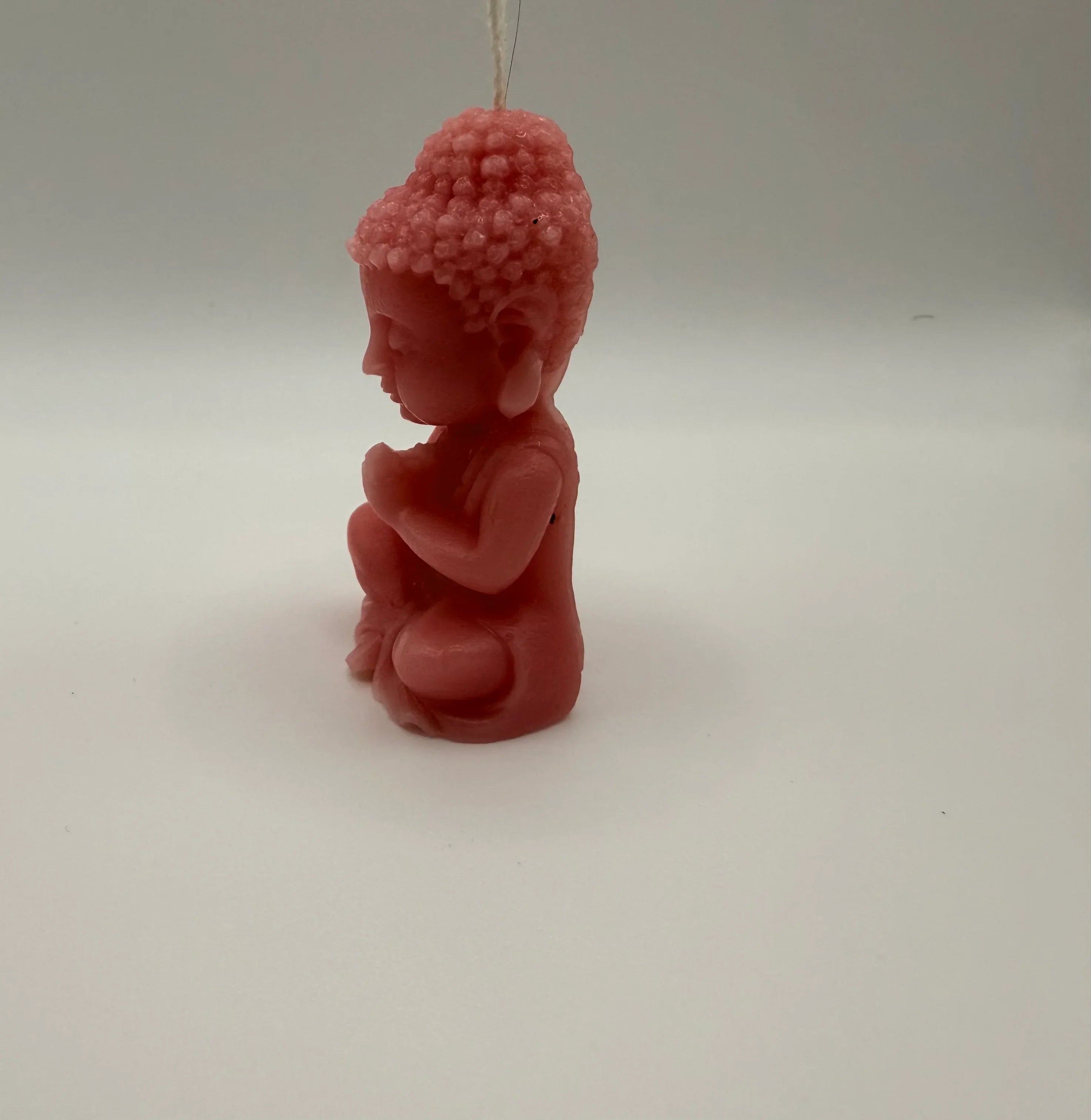 Blessed Buddha Prayer or Meditation Molded Candle for Serenity Home Decor Spiritual Gift