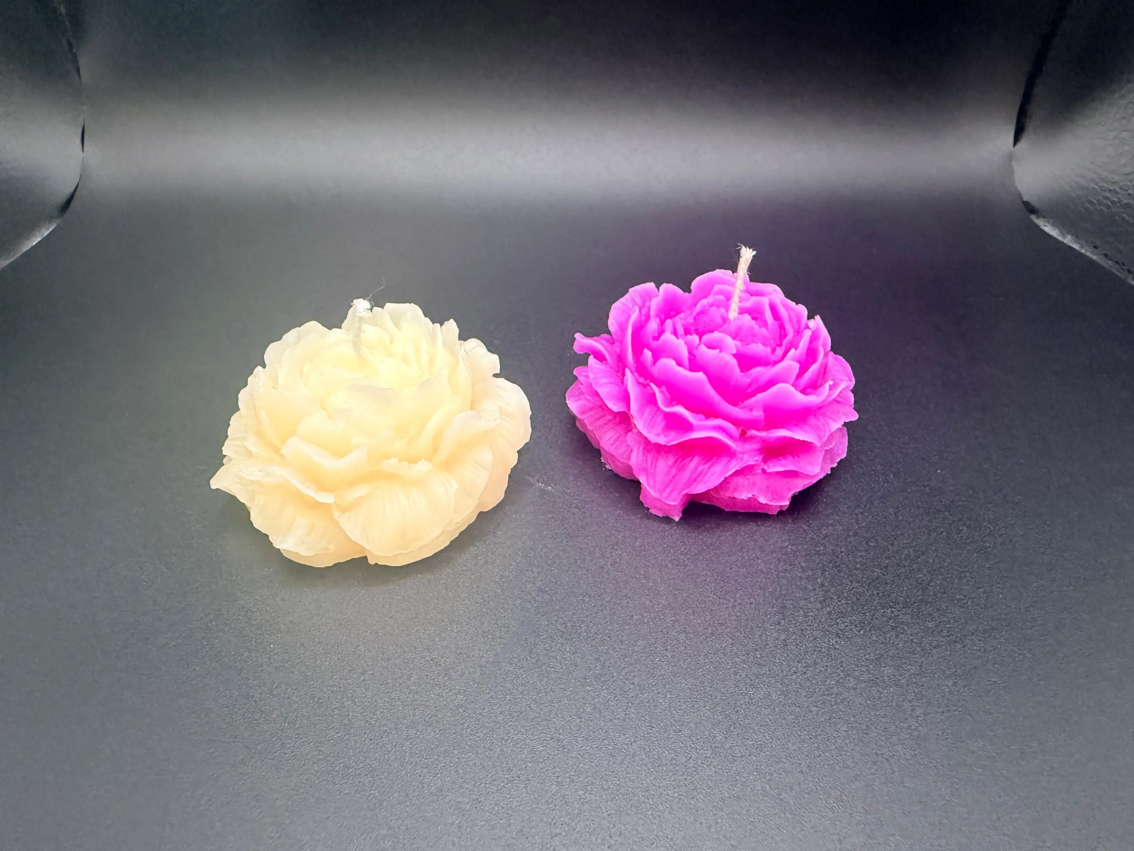 Handcrafted Peony Flower Candle Artisanal Home Decor Gift Ideal For Living Room Ambience