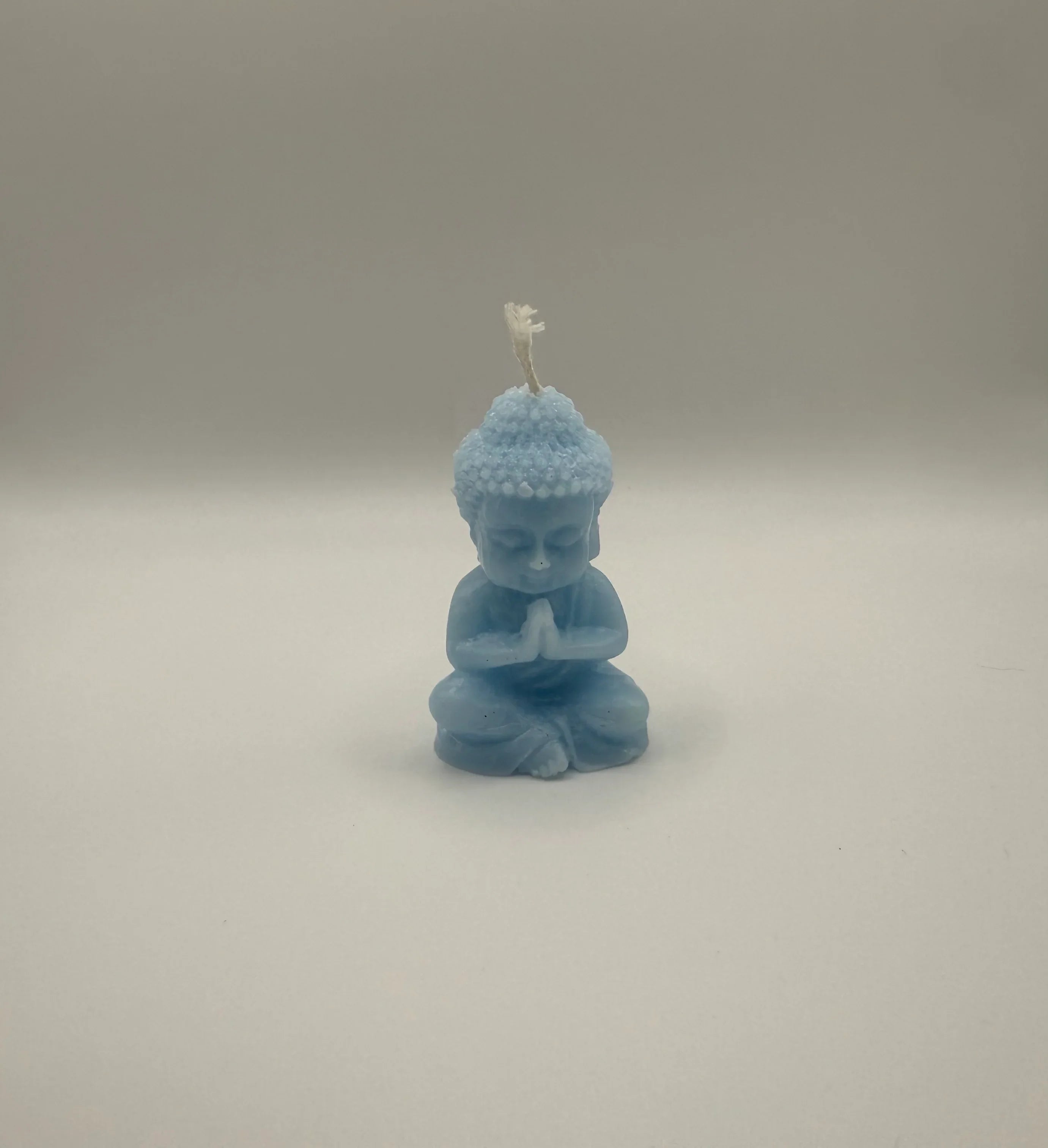 Blessed Buddha Prayer or Meditation Molded Candle for Serenity Home Decor Spiritual Gift